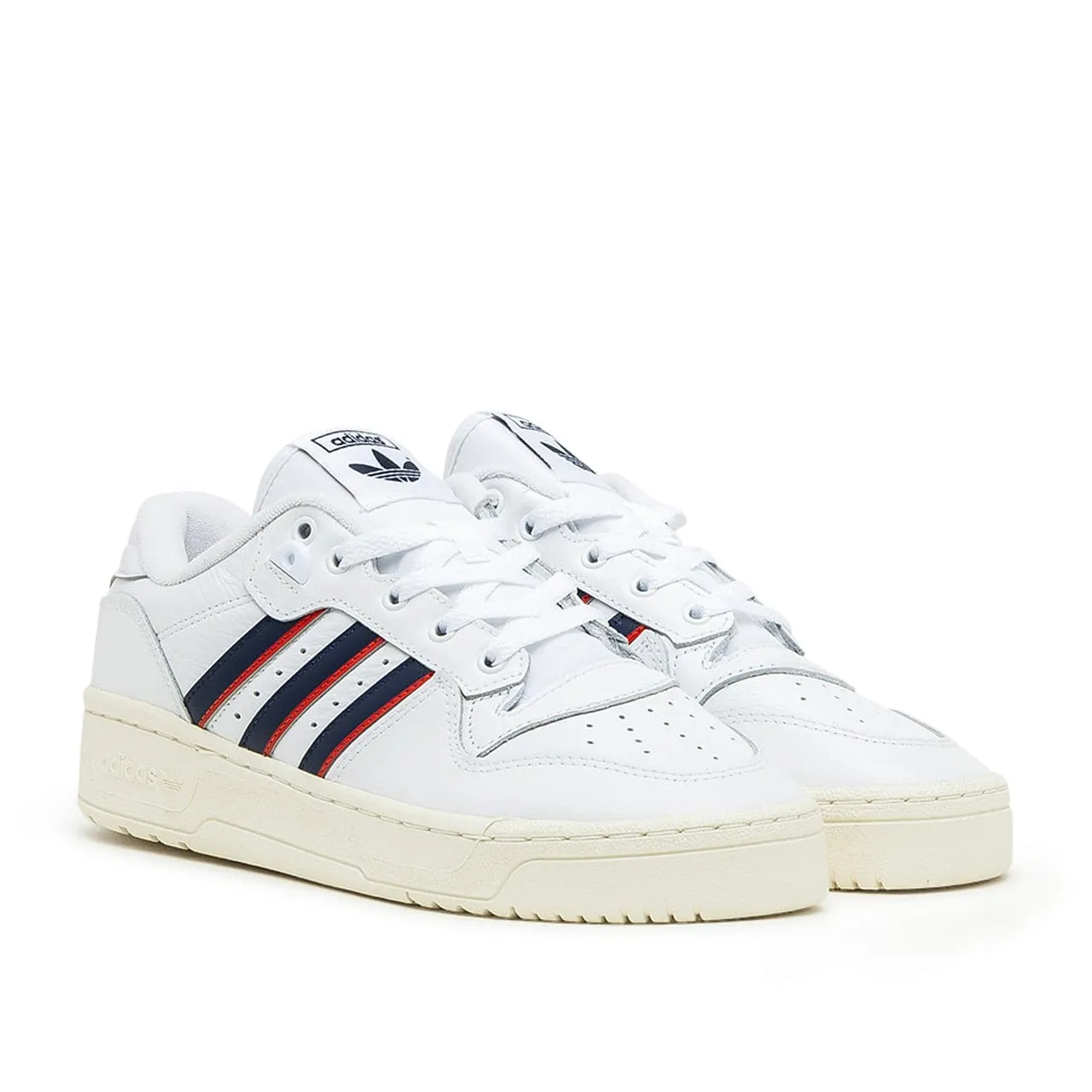 adidas Rivalry Low (Weiß / Navy / Rot)
