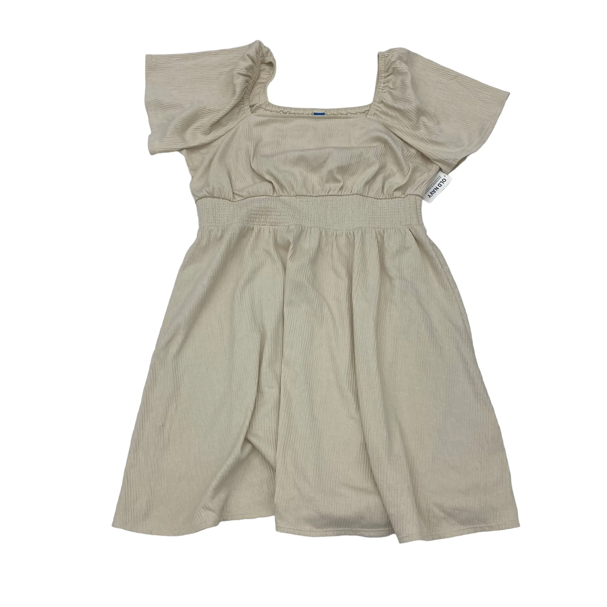 BEIGE DRESS CASUAL SHORT by OLD NAVY Size:L