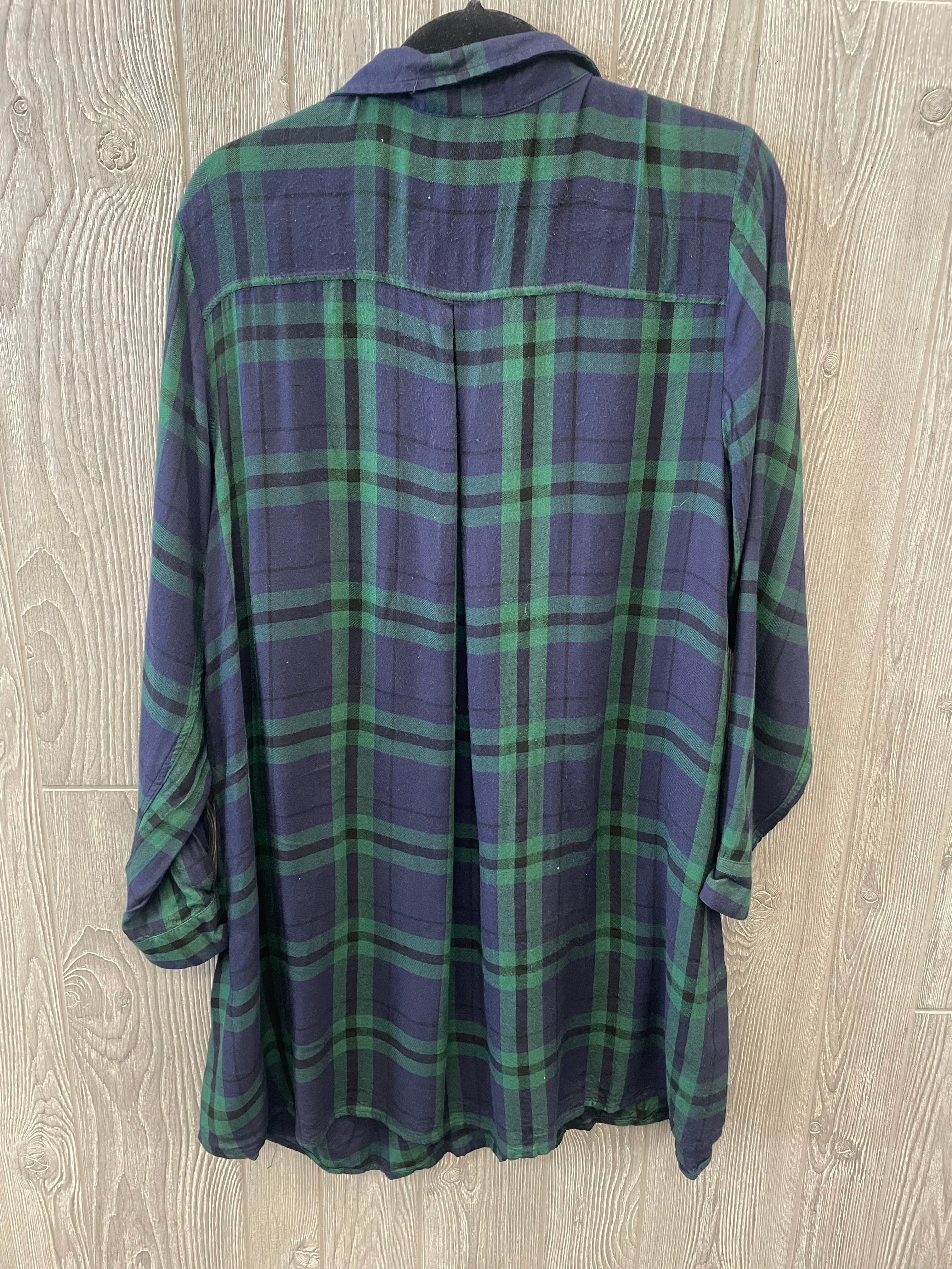 Blue & Green Dress Casual Short Old Navy, Size L