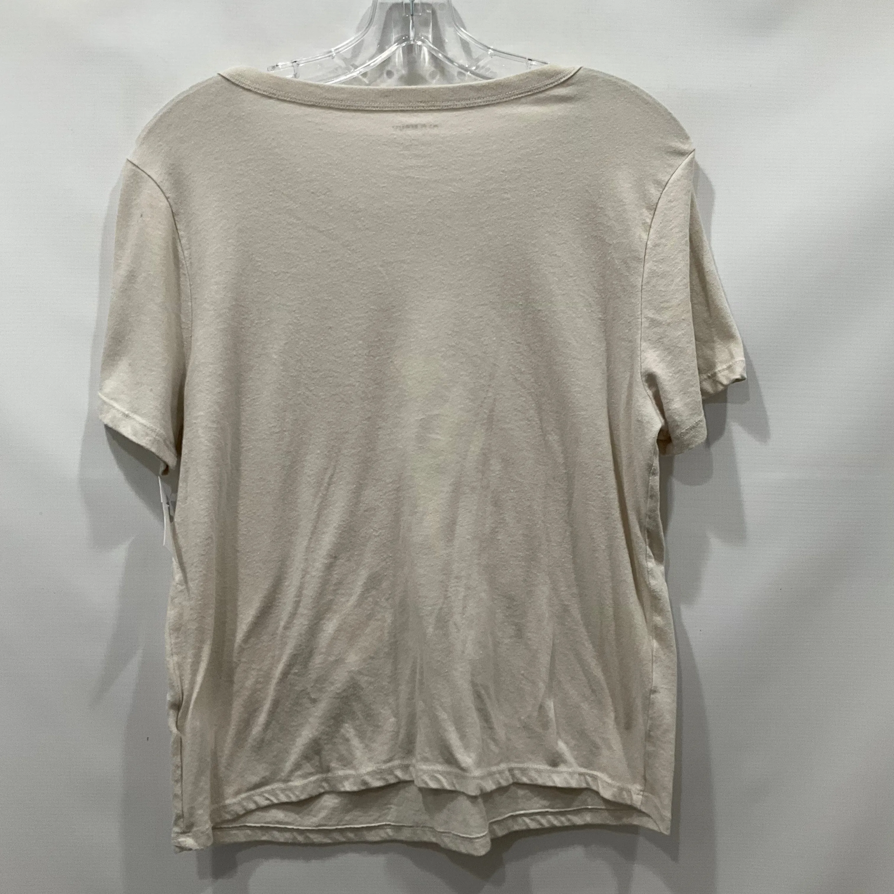 Cream Top Short Sleeve Old Navy, Size M