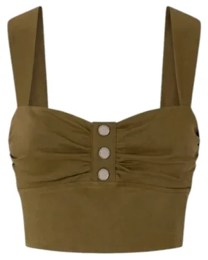 Crop Top in Lino Stretch
