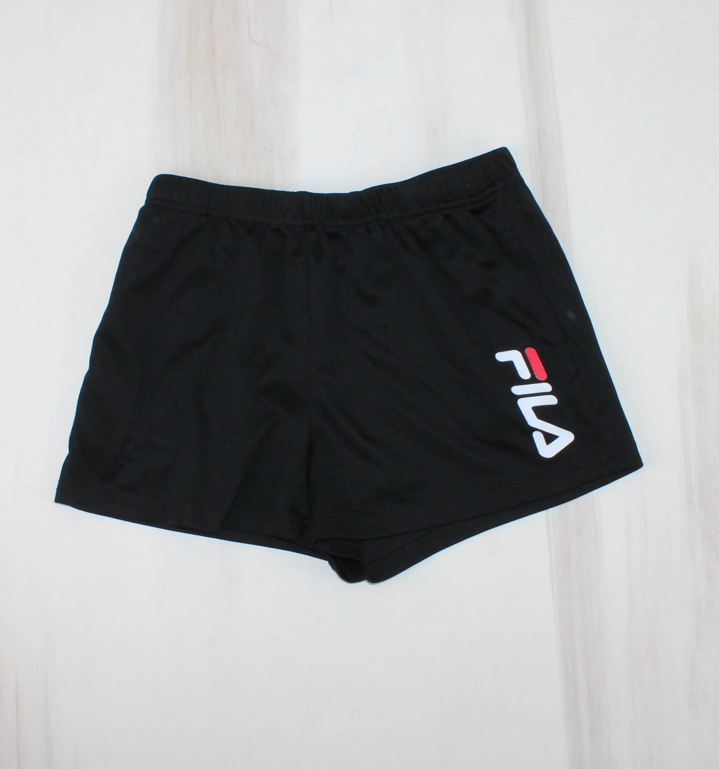 FILA BLACK ATHLETIC SHORTS 10/12Y PRE-LOVED
