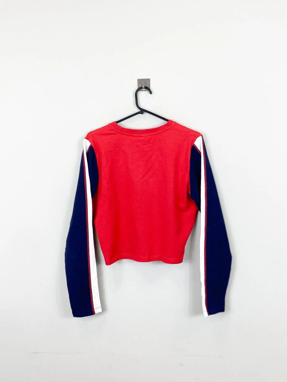 Fila Cropped Sweatshirt Red Womens M