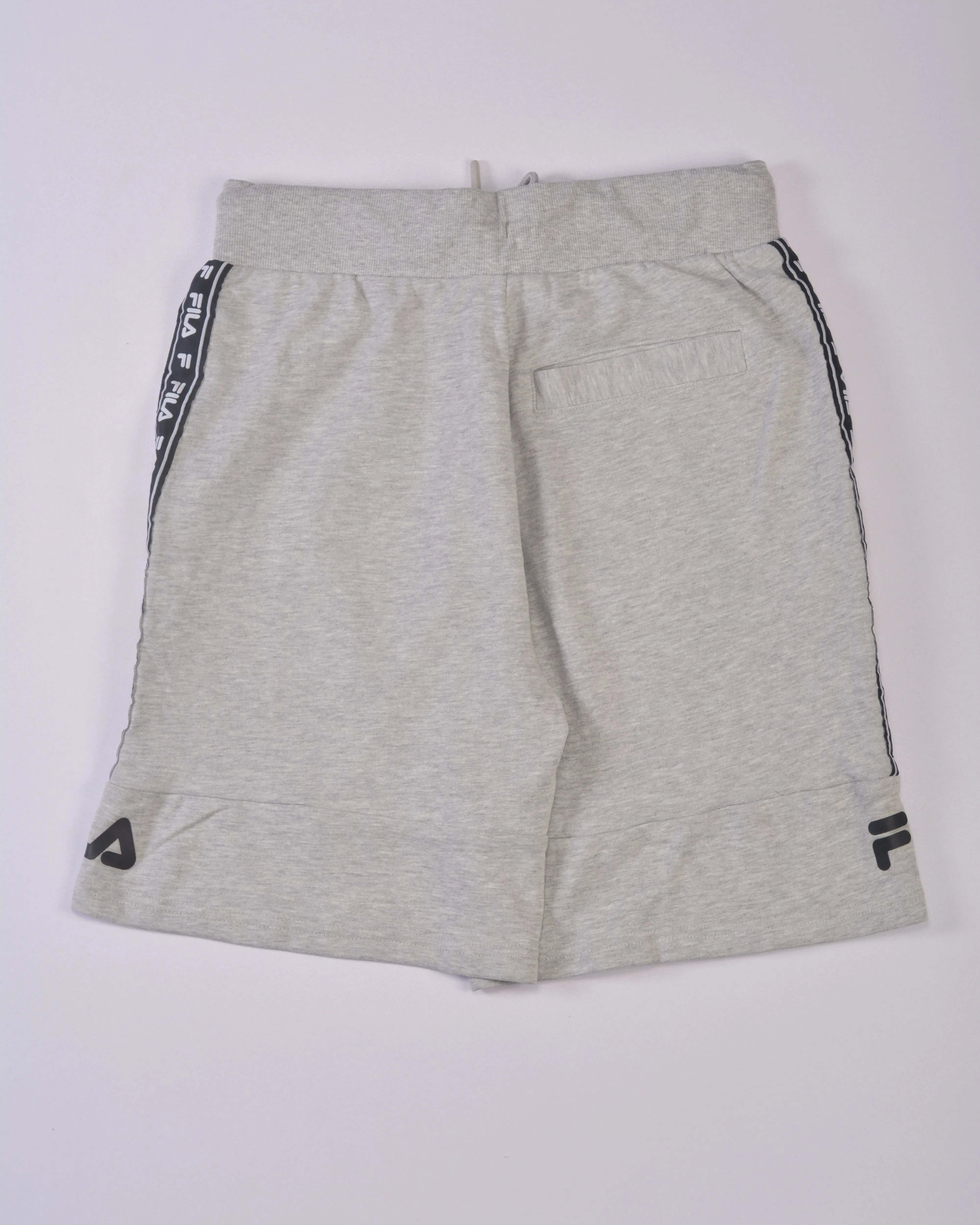 FILA SWEAT SHORT GREY WITH BLACK CONTAST