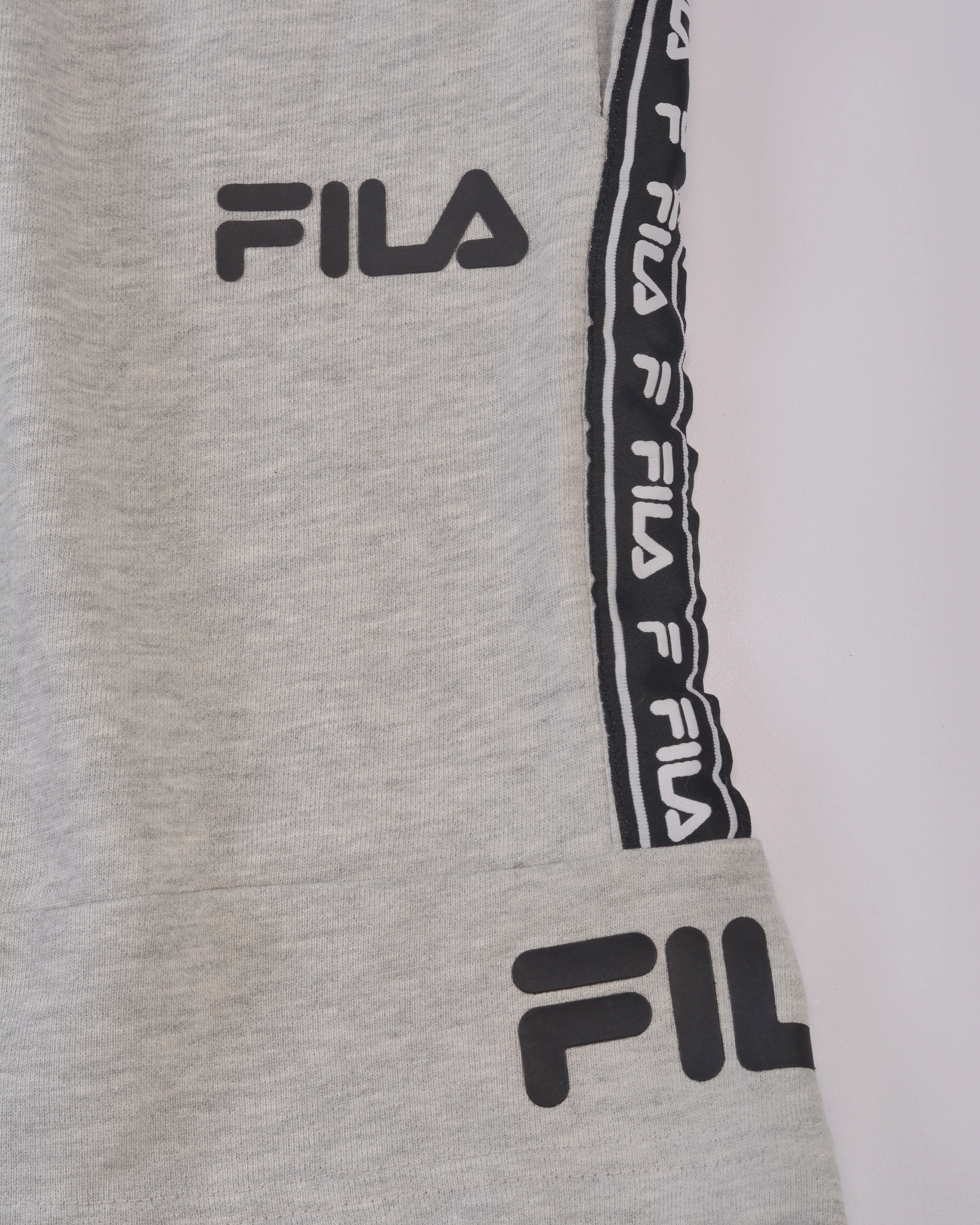 FILA SWEAT SHORT GREY WITH BLACK CONTAST