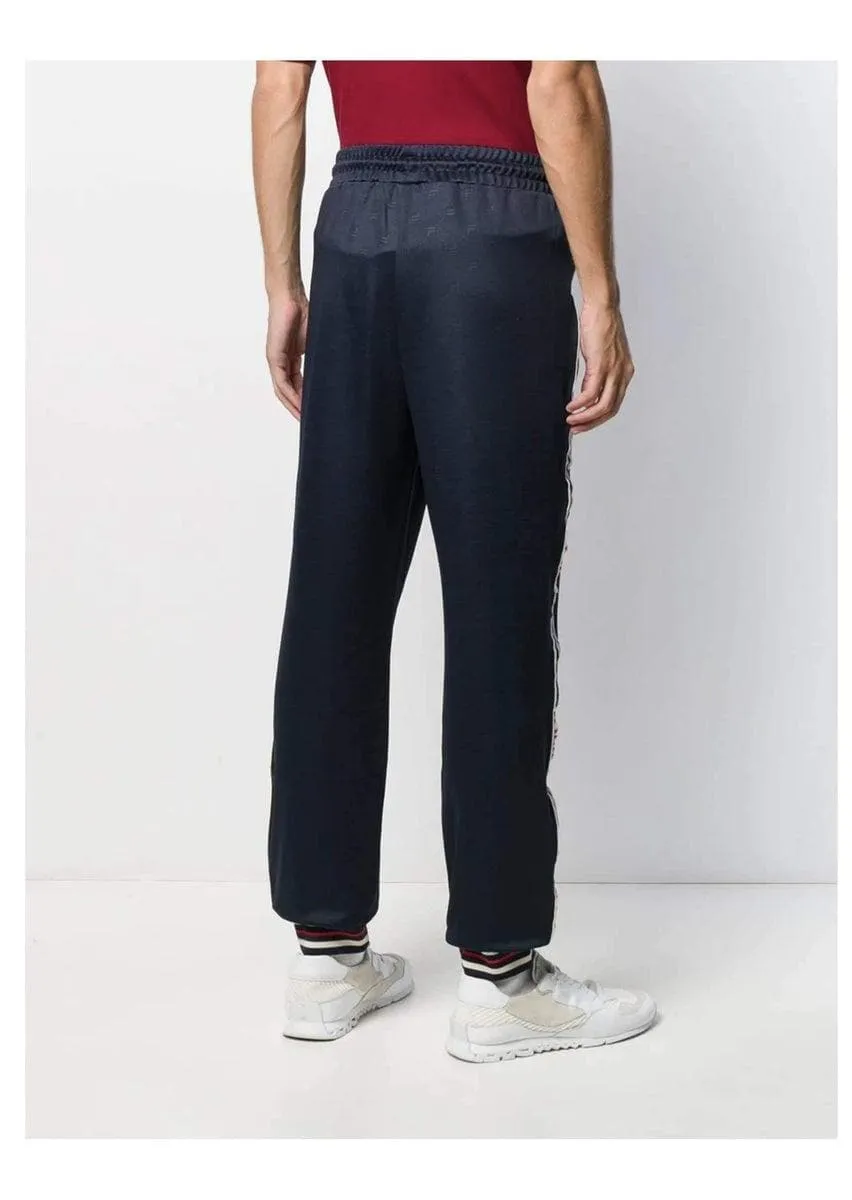 Pantaloni sportivi con logo laterale