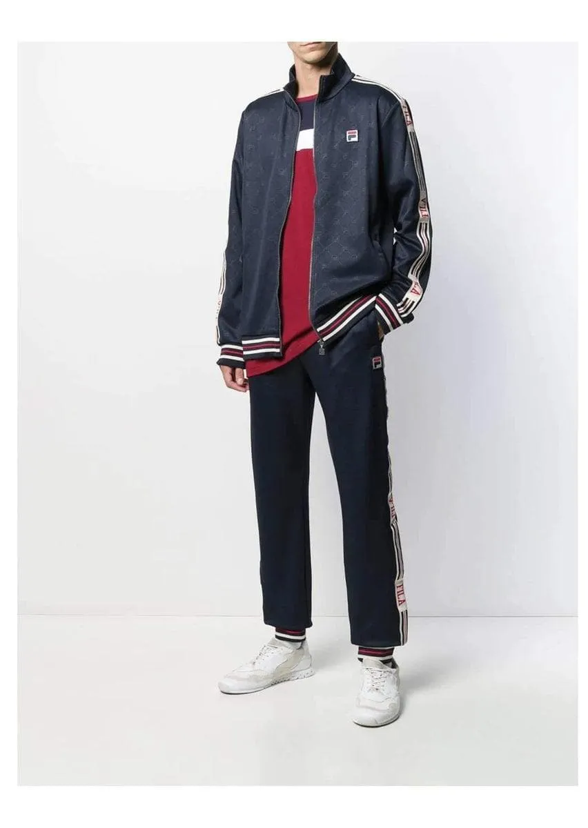 Pantaloni sportivi con logo laterale