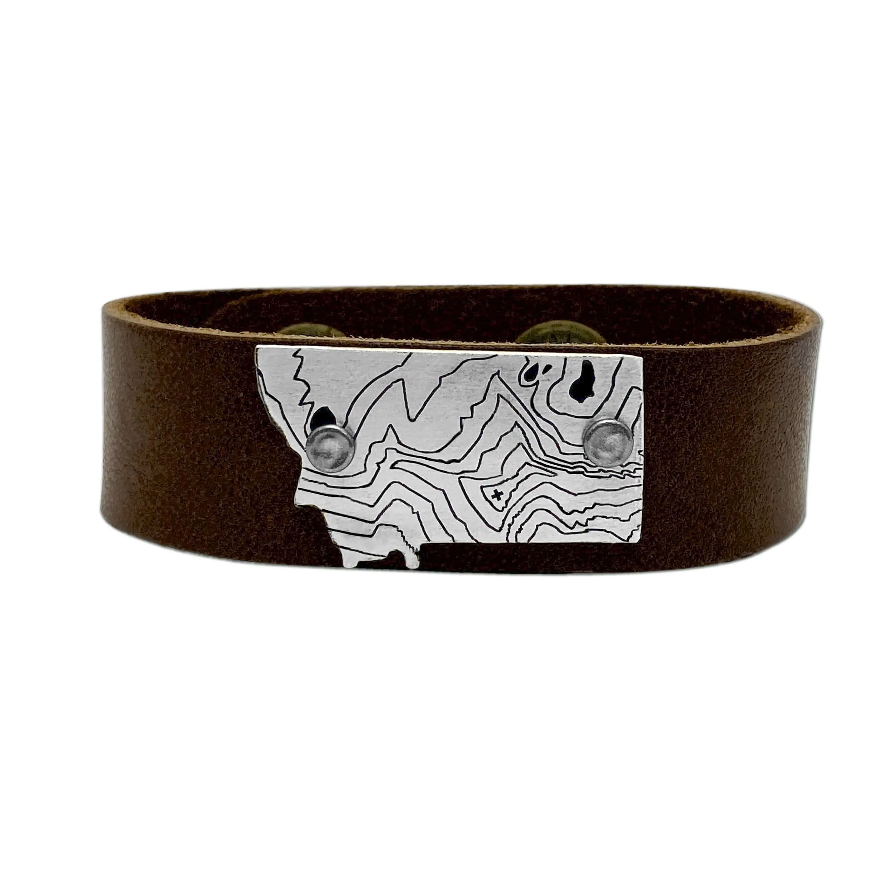 Rising Wolf MT Leather Cuff Bracelet