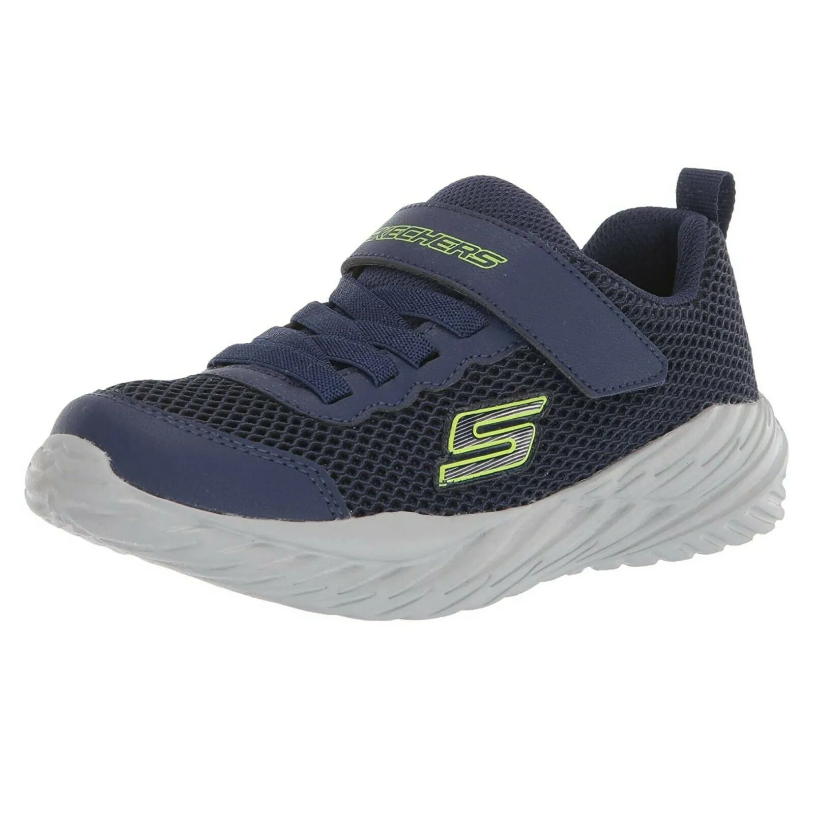Scarpe da bambino Skechers - Art. 400083LNVLM - blu con strappo tessuto leggero