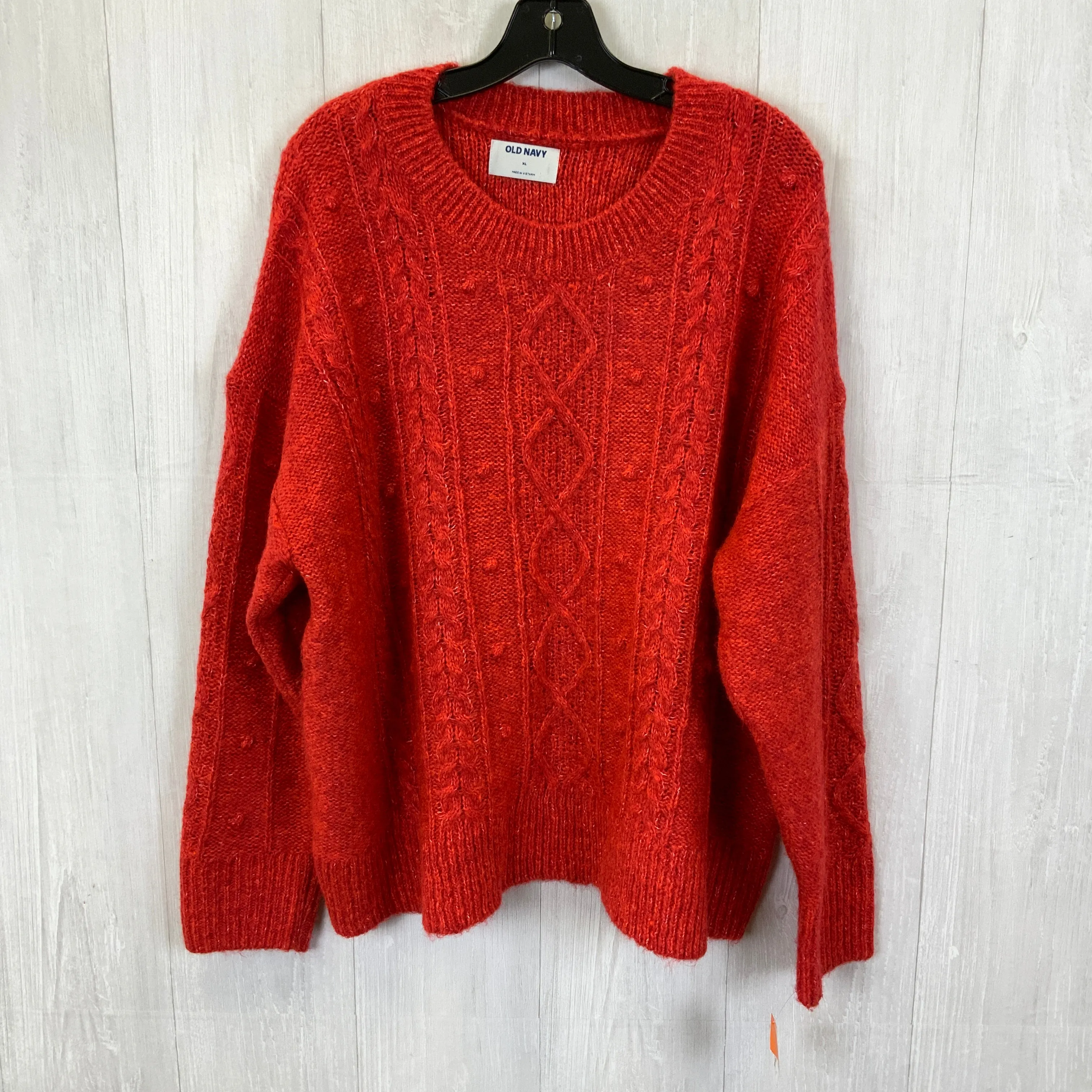Sweater By Old Navy In Red, Size: Xl