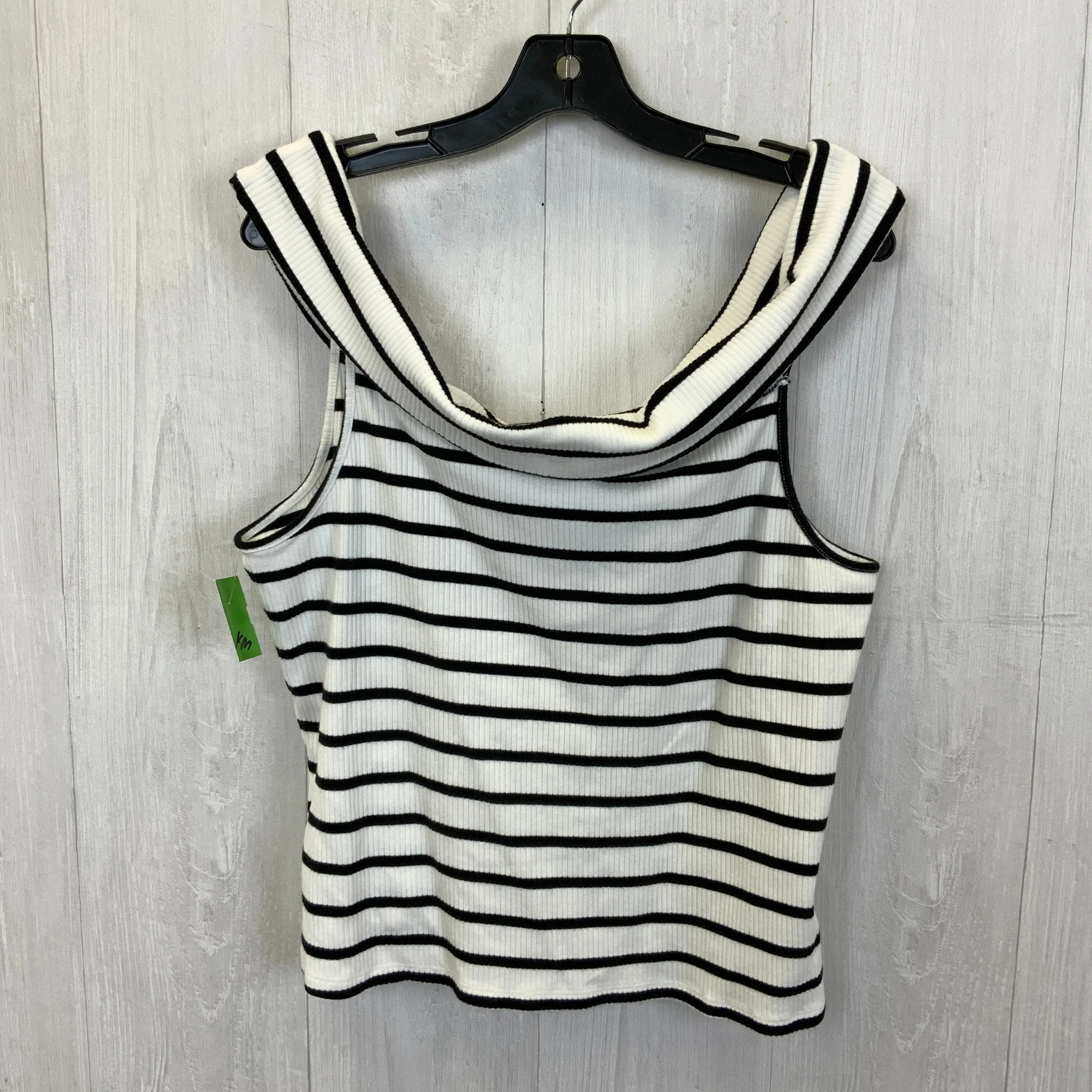 Tank Top By Old Navy In Black & White, Size:Xxl