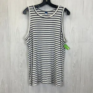 Tank Top By Old Navy In Blue & White, Size:Xl