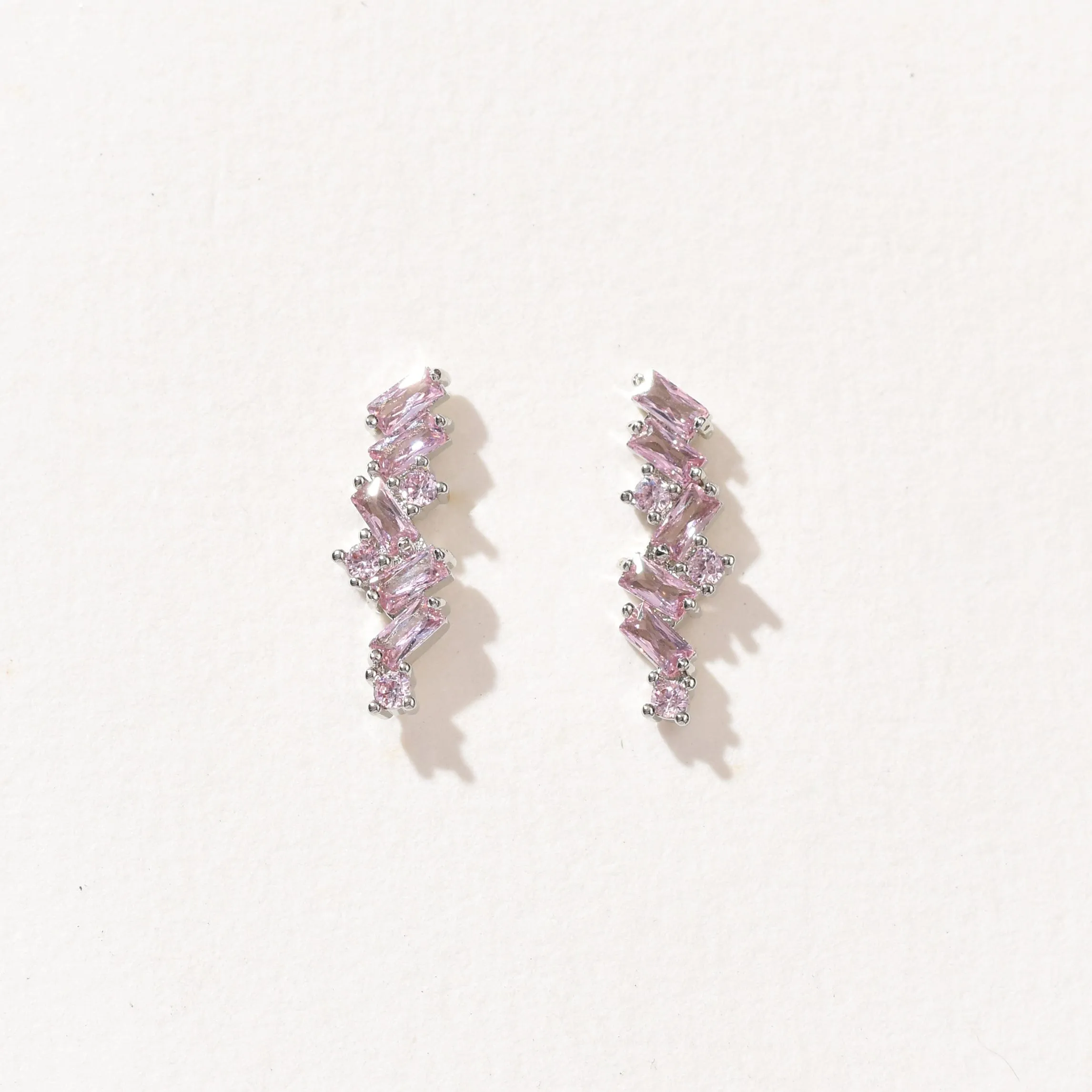 Zara Climber | Blush Silver