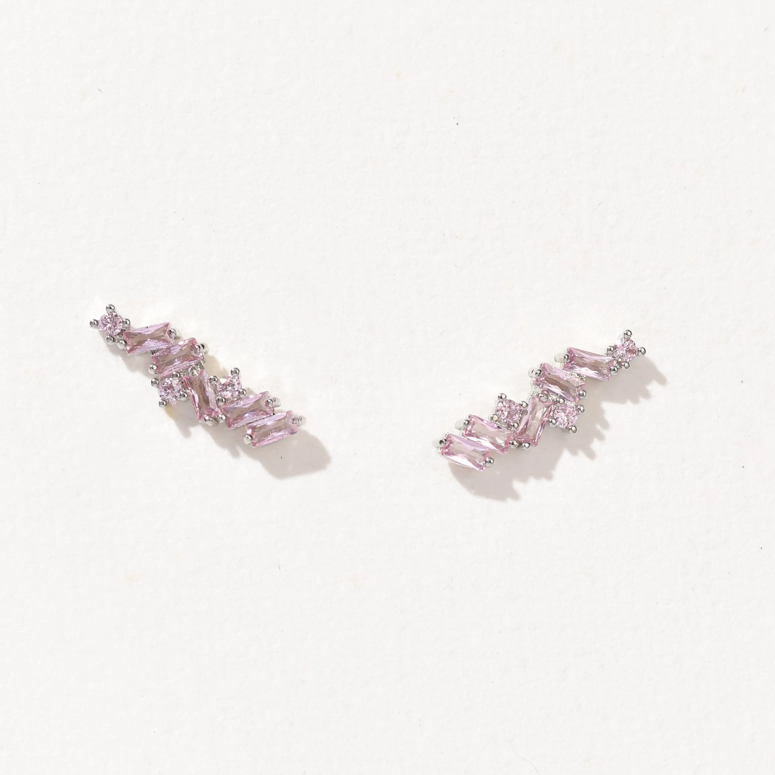 Zara Climber | Blush Silver