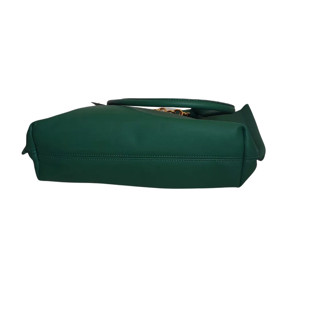 ZARA Emerald Green Gold Chain Shoulder Bag | Brand New |