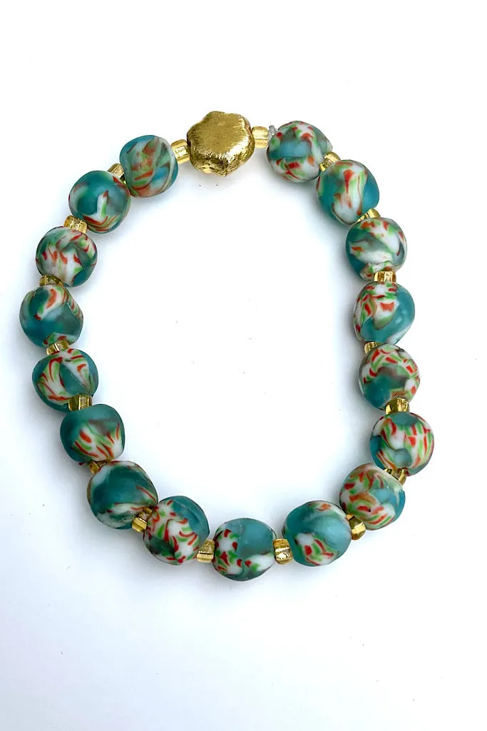Zara  Hand Painted Bead Bracelet