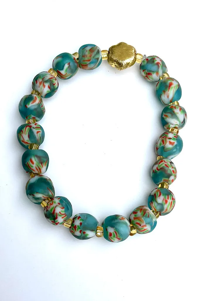 Zara  Hand Painted Bead Bracelet